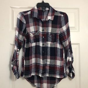 Plaid women’s button down